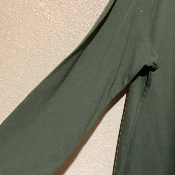 Kim Rogers Top Tee XXL Olive Green Stretchy 3/4 Sleeve Soft Cotton NWT - Picture 7 of 12